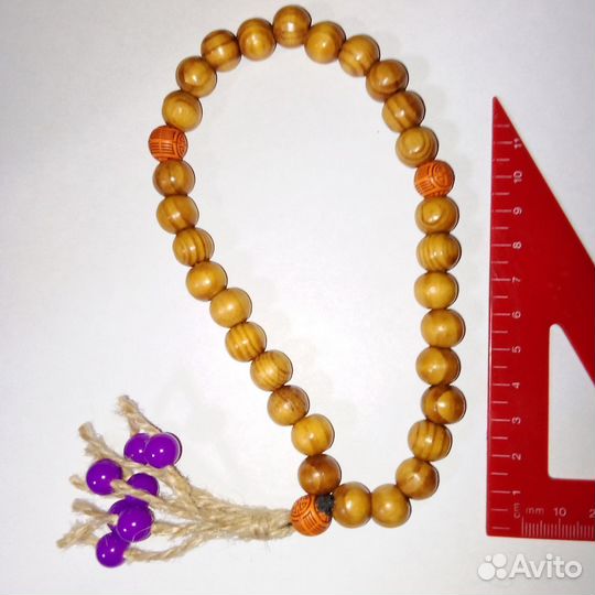 Чётки деревянные из 21 бусины