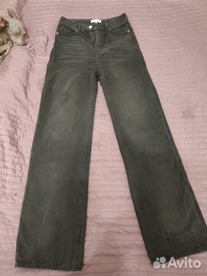 Джинсы женские широкие s