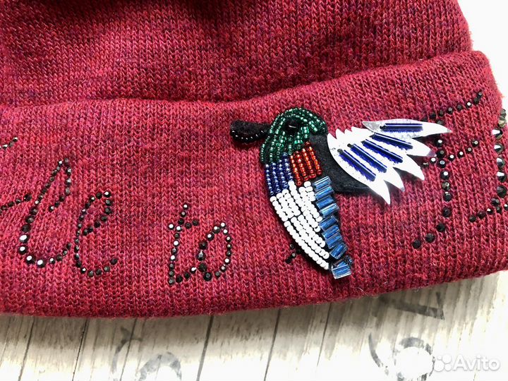 Зимняя шапка для девочки 54-55