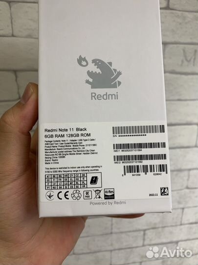 Xiaomi Redmi Note 11, 6/128 ГБ