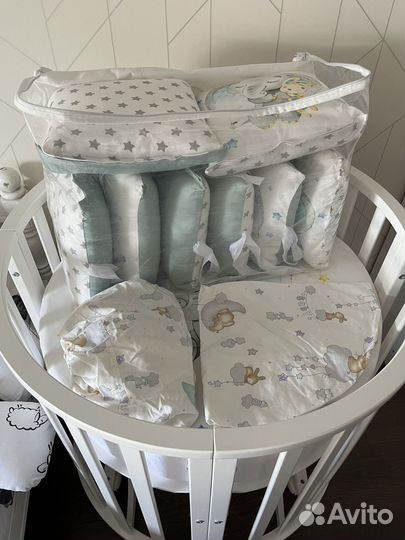 Кроватка трансформер с маятником