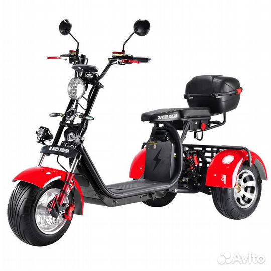 Электроскутер white siberia PRO trike 3000W