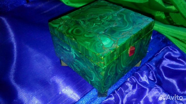 Уральский малахит.шкатулка1900-1935г(оценка издели