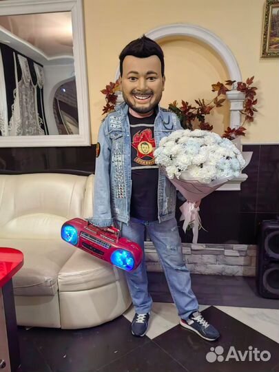 Ростовая кукла Сергей Жуков (Руки вверх)