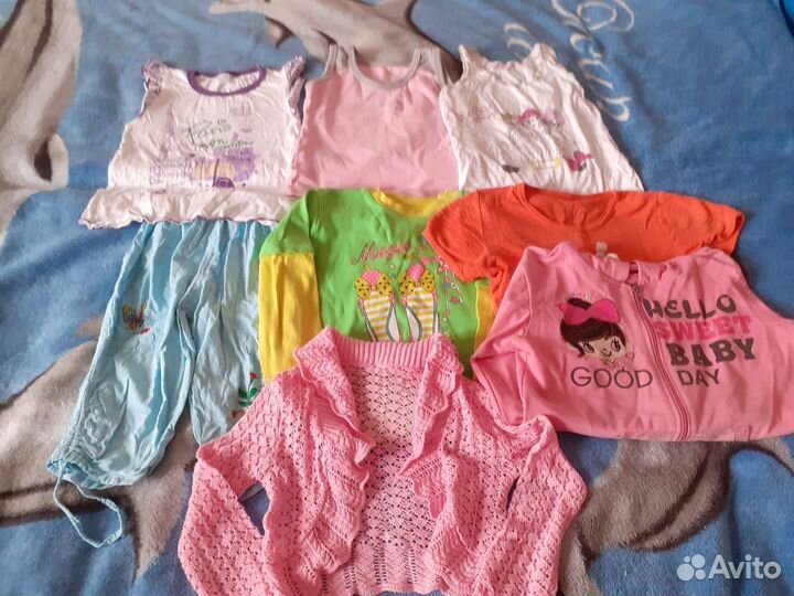 Одежда пакетом для девочки 5-6 лет