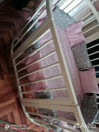 Детская кроватка круглая