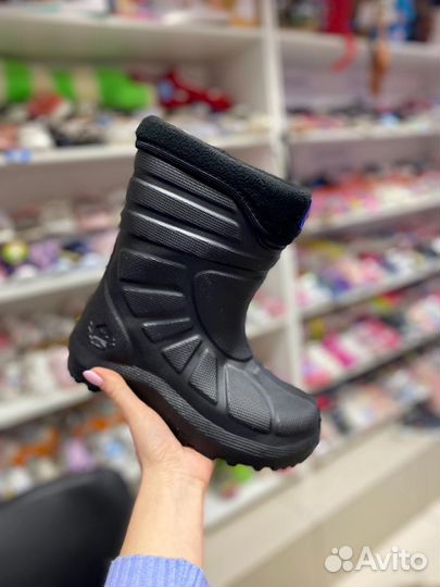 Сапоги резиновые эва 30-35 новые