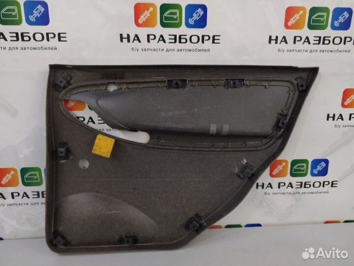 Обшивка двери задняя левая LADA Kalina