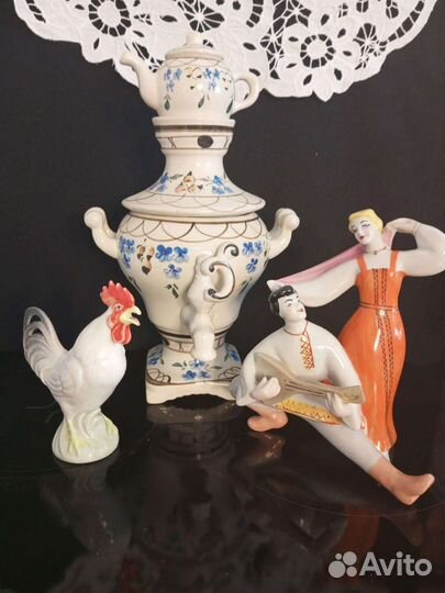 Фарфоровые статуэтки СССР лфз дулево