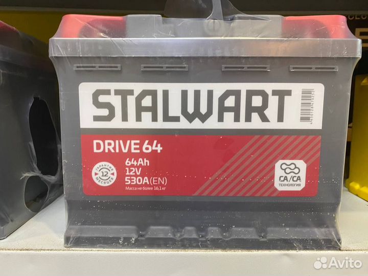 Аккумулятор Stalwart 64 А/ч прямой полярности