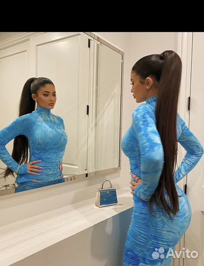 Накладной хвост черный