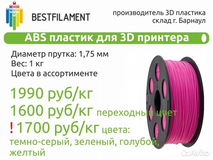 Пластик для 3D - принтера