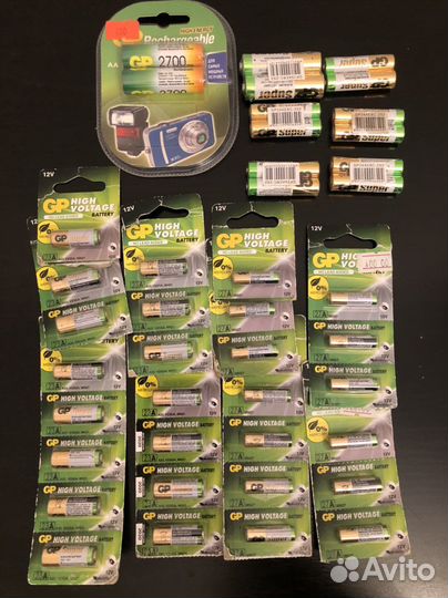 Батарейки в ассортименте