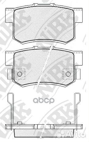 Колодки тормозные PN8397 NiBK
