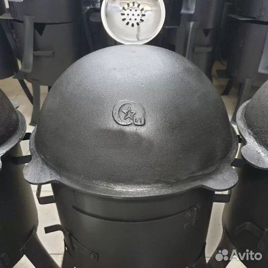 Казан чугунный 8л Узбекский