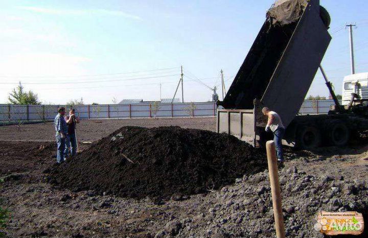 Чернозем, плодородный грунт, глина