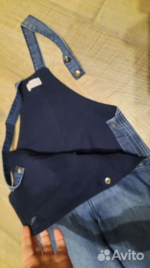 Джинсовый комбинезон