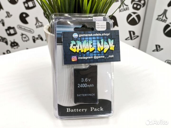 Акб для PSP 2000-3000 моделей NeW