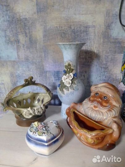 Ваза, конфетница, шкатулка