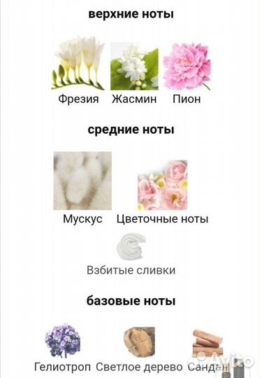 Женская туалетная вода