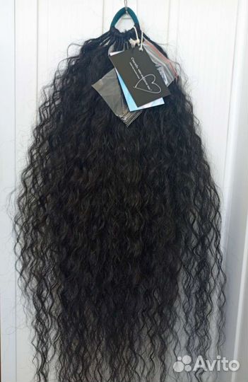 Хвост кучерявый на резинке