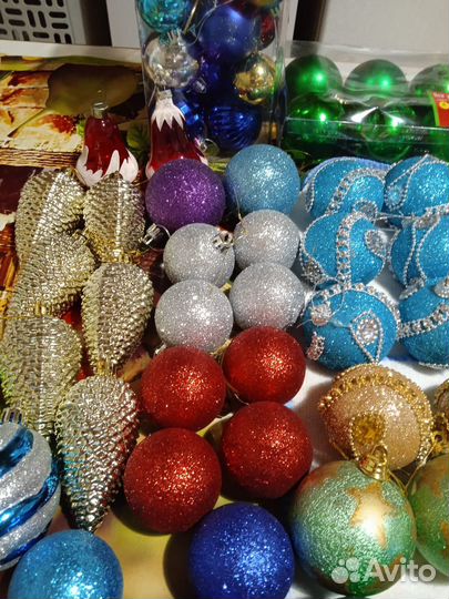 Шарики для елки новогодние
