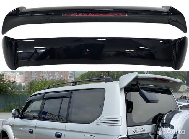 Спойлер toyota land cruiser prado 90 1996-2002/ ст