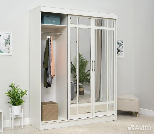 Шкаф-купе Маэстро белый