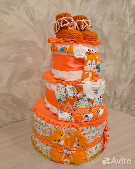 Тортик из подгузников