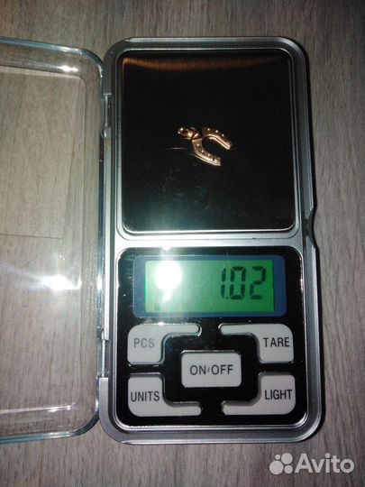 Подвеска Подкова золото 583 пробы кулон