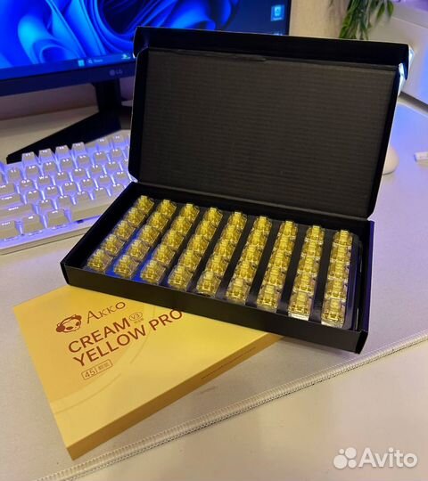 Свитчи для клавиатура Akko V3 Pro Cream Yellow