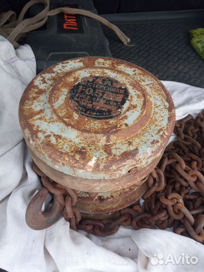 Лебедка цепная СССР