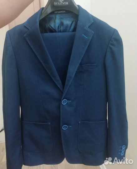 Школьный костюм для мальчика 128 синий