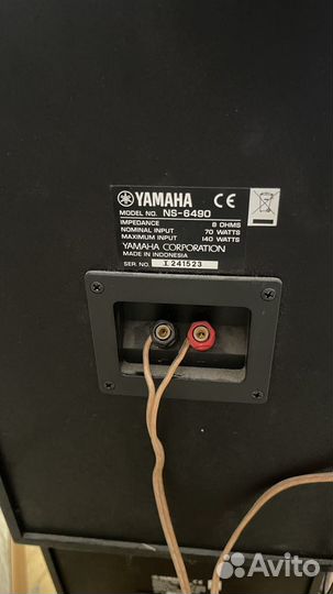 Пассивная акустика Yamaha NS 6490 + ресивер