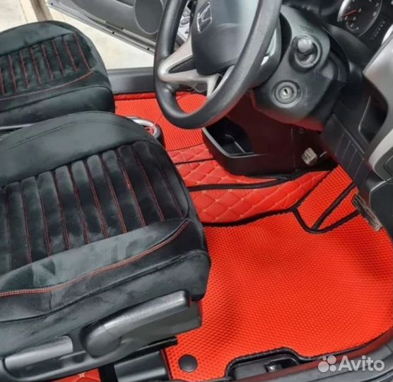 3d коврики в багажник Chevrolet Groove