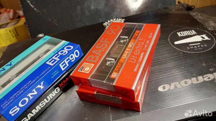 Аудиокассеты запечатанные 4шт