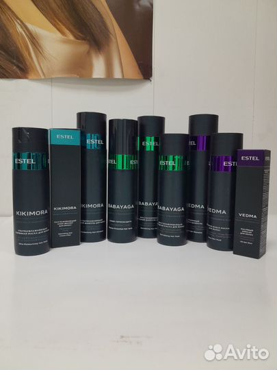 Estel кикимора, ведьма, шампунь, бальзам 1л