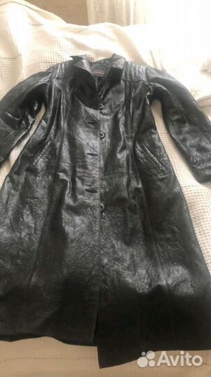 Кожаный плащ