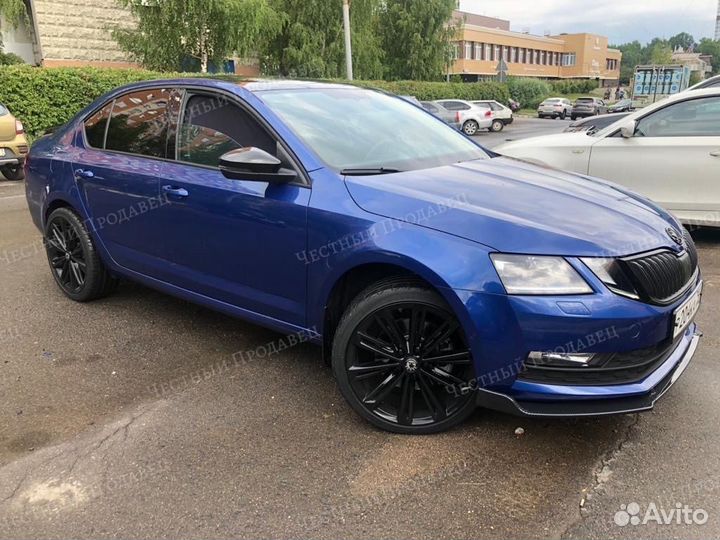 Губа шкода октавия а7 / Сплиттер skoda octavia A7