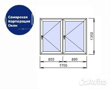 Окна отказные готовые в наличии