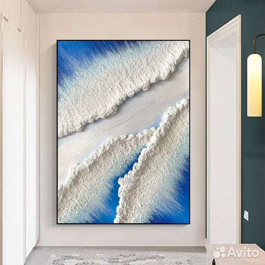 Объёмная картина маслом абстракция