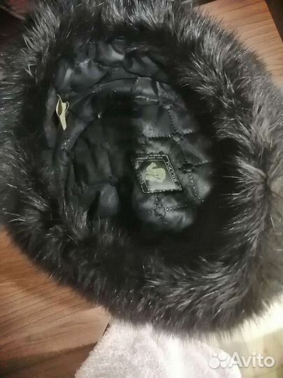 Норковая шапка мужская