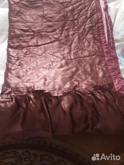 Покрывало на двухспальную кровать с рюшами