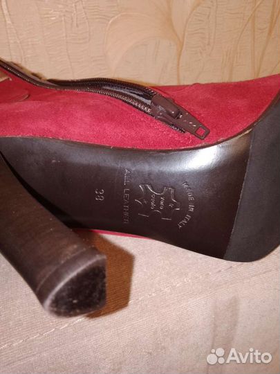 Ботильоны на меху 38р