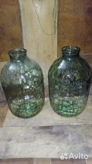 Бутылка стеклянная 10 литров