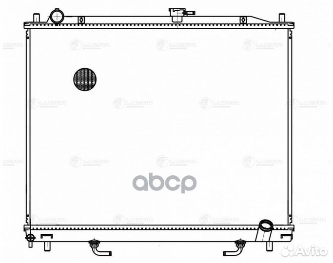 Радиатор охл. 700*525*26 LRc 11189 luzar