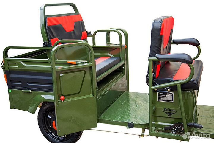 Грузопассажирский трицикл Rutrike Вояж-П 1200 60V8