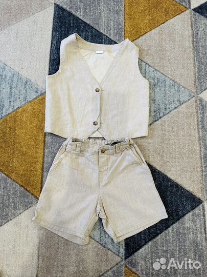 Костюм шорты, рубашка