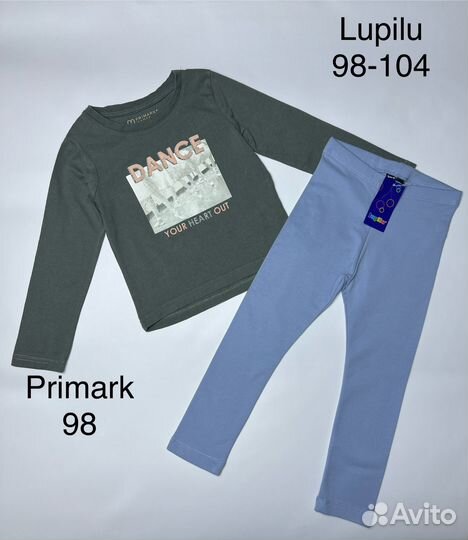 Вещи пакетом для девочки mayoral,name it, h&m 98