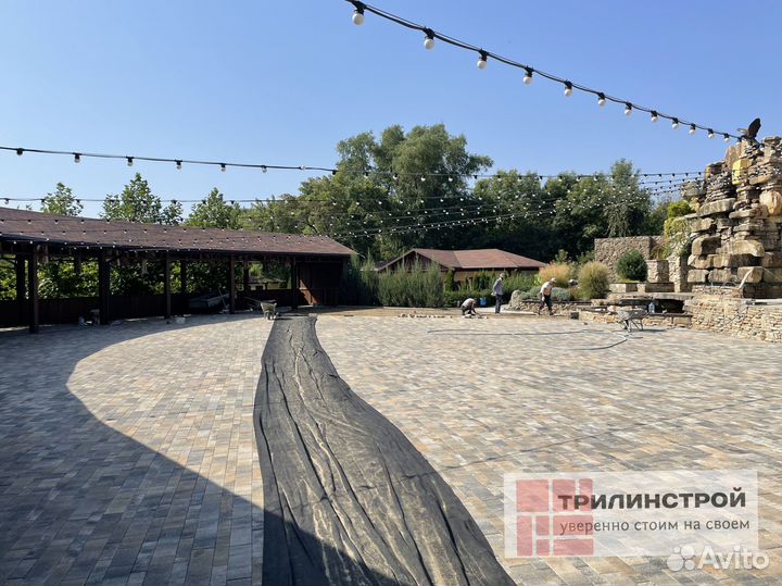 Тротуарная плитка сухопрессованная